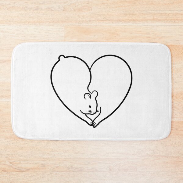 Item preview, Hamster - Cute Hamster Heart designed and sold by ArcticFoxStudio.