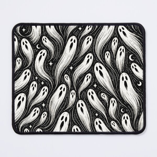 Item preview, Cute Cartoon Halloween Ghosts at Night Pattern designed and sold by BeJolley.