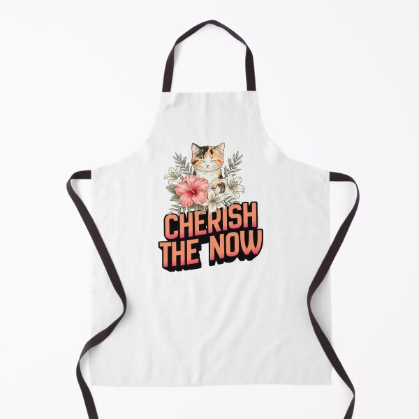 Item preview, Cherish the Now Serene Calico Kitten in Floral Bliss T-shirt Design designed and sold by NinaCreator.