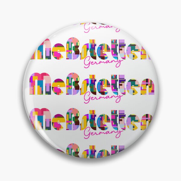 Item preview, Meßstetten, Germany, Vibrant Abstract City Typography Art designed and sold by Wanderful-roads.
