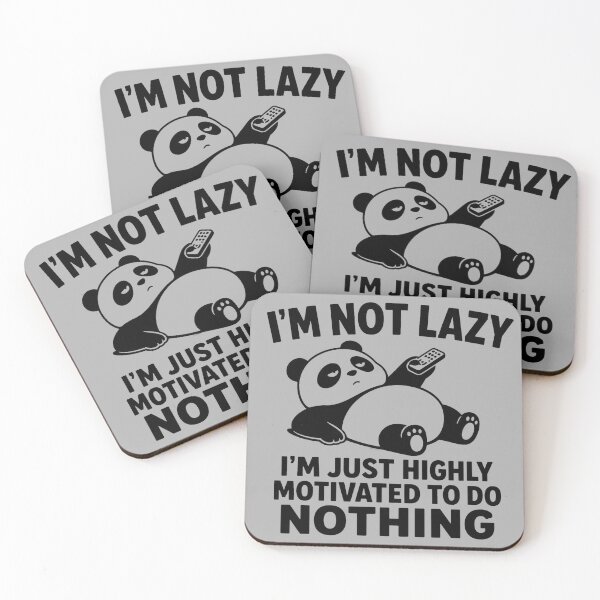 Item preview, Im Not Lazy Im Highly Motivated To Do Nothing Panda Funny Shirt Lazy Humor Gift Panda Lover Tee Relatable Shirt designed and sold by Gremlin Hours.