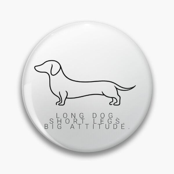 Item preview, Minimalist Dachshund Long Dog Short Legs Witty Line Art designed and sold by tineldesign.