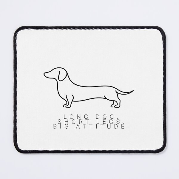 Item preview, Minimalist Dachshund Long Dog Short Legs Witty Line Art designed and sold by tineldesign.