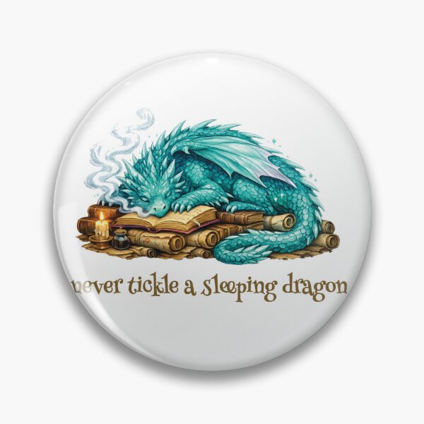 Item preview, Never Tickle a Sleeping Dragon designed and sold by Jhullie.