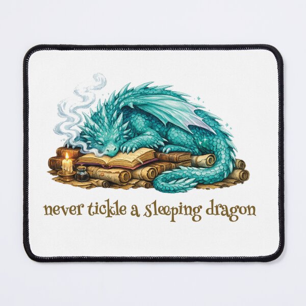 Item preview, Never Tickle a Sleeping Dragon designed and sold by Jhullie.