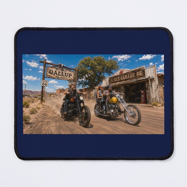 Item preview, Vintage Chopper Riders on Route 66 – Gallup New Mexico designed and sold by VERYOLDROAD BY AXTON BROWNING .