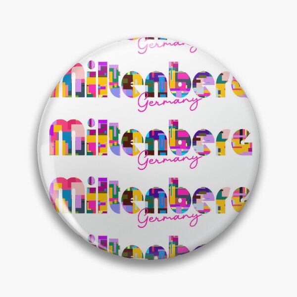 Item preview, Miltenberg, Germany, Vibrant Abstract City Typography Art designed and sold by Wanderful-roads.