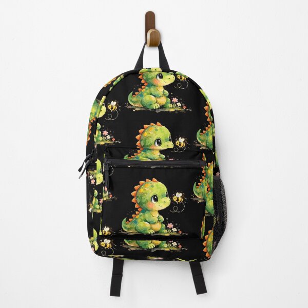 Item preview, Watercolor Dinosaur with Bee: Cute Dino designed and sold by Pineapple-Tree.