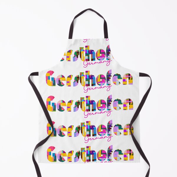 Item preview, Gersthofen, Germany, Vibrant Abstract City Typography Art designed and sold by Wanderful-roads.