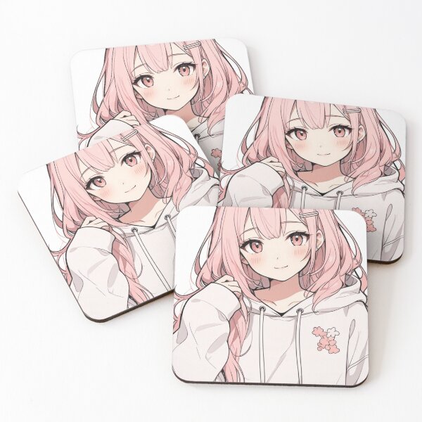 Item preview, Premium Pastel Pink Anime Girl Cute Sakura Design designed and sold by AnimDream .