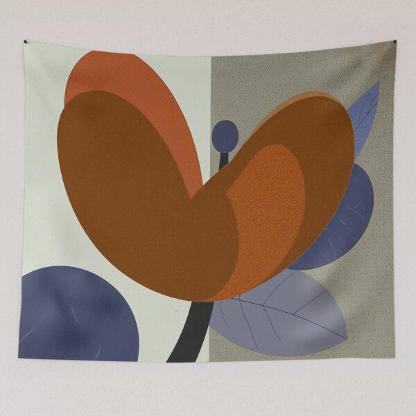 Item preview, Amber Bloom No. 6 | Modern Botanical Flower Art Print designed and sold by joycrysstudio.