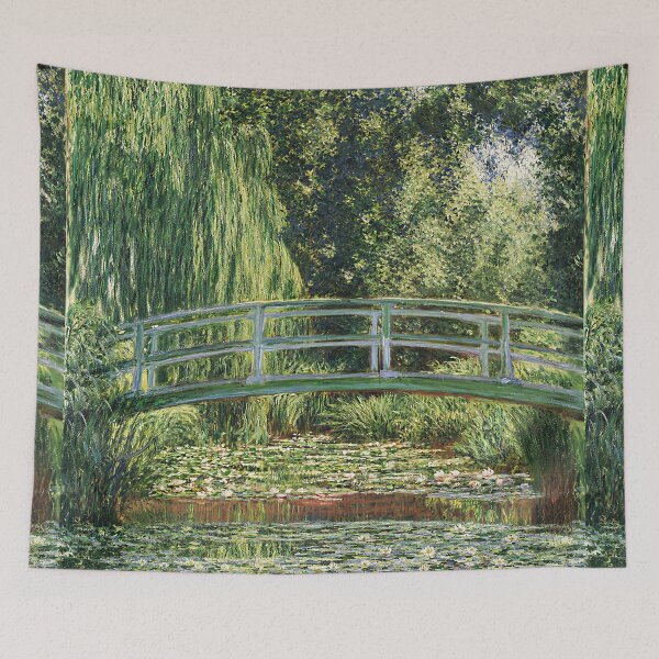 Item preview, Claude Monet Japanese Bridge and Lily Pond designed and sold by maniacfitness.