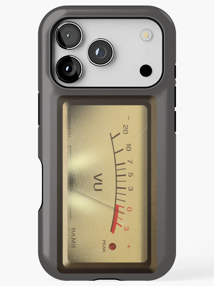 Thumbnail 1 of 4, iPhone Case, VU Meter designed and sold by The Nostalgia Vault.