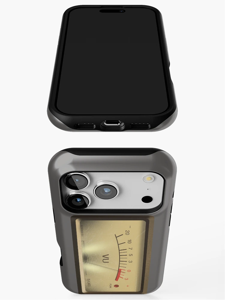 Thumbnail 3 of 4, iPhone Case, VU Meter designed and sold by The Nostalgia Vault.