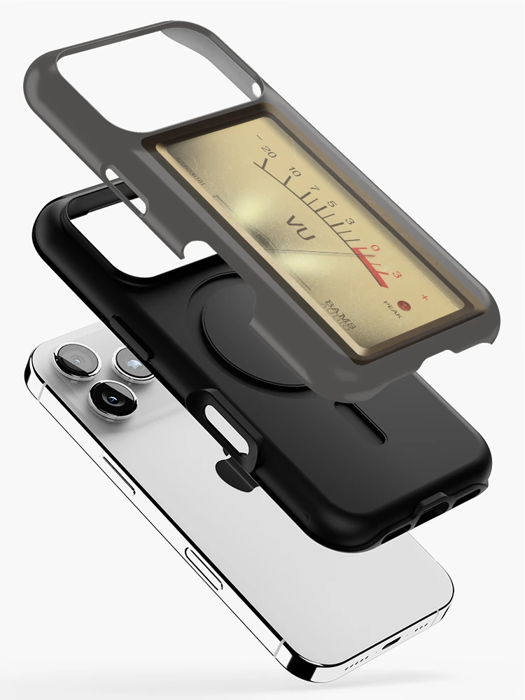 Thumbnail 2 of 4, iPhone Case, VU Meter designed and sold by The Nostalgia Vault.