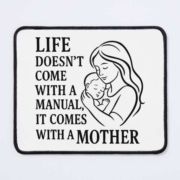 Item preview, Life comes with a mother – mother love design designed and sold by Pineapple-Tree.