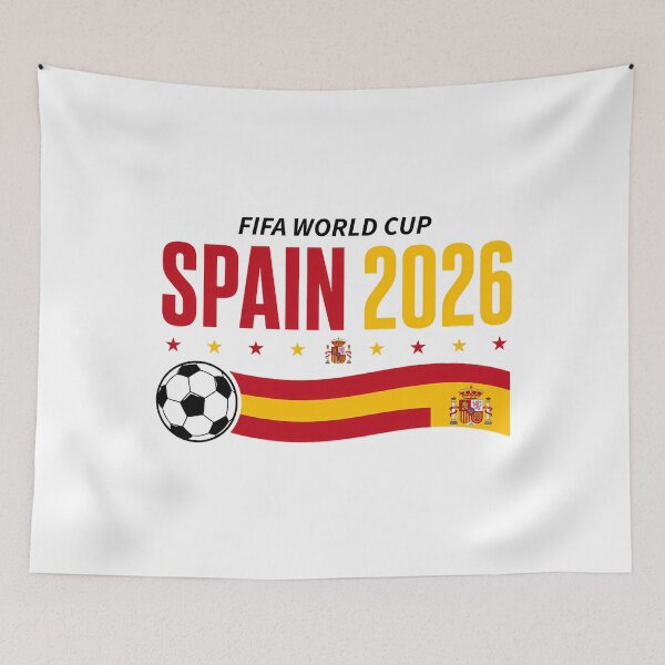Item preview, Spain 2026 – La Roja – World Cup Jersey Design designed and sold by StellarSnap.
