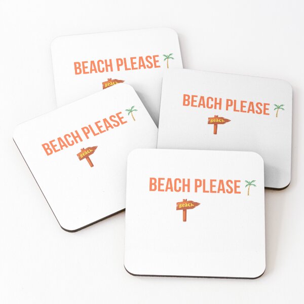 Item preview, Beach Please Funny Summer Tropical Typography designed and sold by mayacreations7.