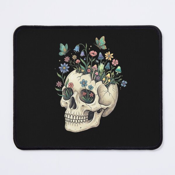 Item preview, Floral Skull Witchy Botanical Gothic Vintry Off designed and sold by VintryOff.