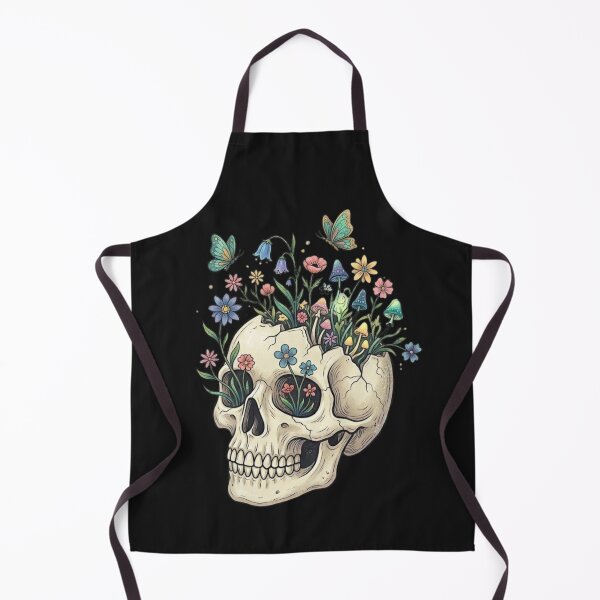 Item preview,  Floral Skull Witchy Botanical Gothic Vintry Off designed and sold by VintryOff.