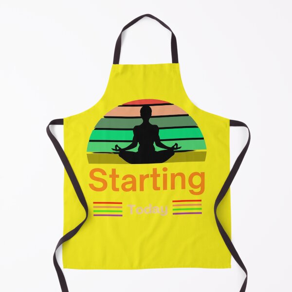 Item preview, Starting Today Meditation Motivation Vintage Design designed and sold by Naershop.