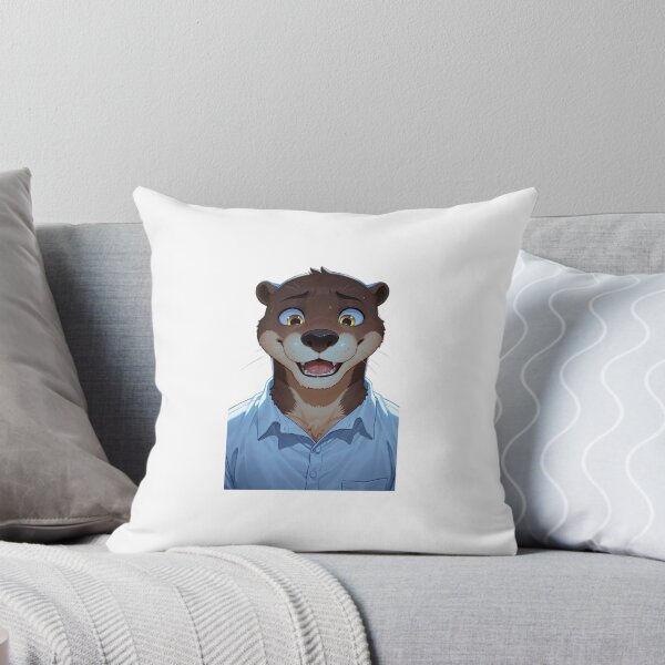 Item preview, Cute Smiling Sea Otter Cartoon designed and sold by SAKTHI2305.