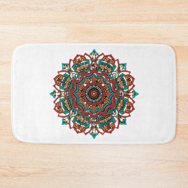 Item preview, Indian Mandala Art Sticker | Colorful Sacred Geometry Boho Design designed and sold by dreamz-world.