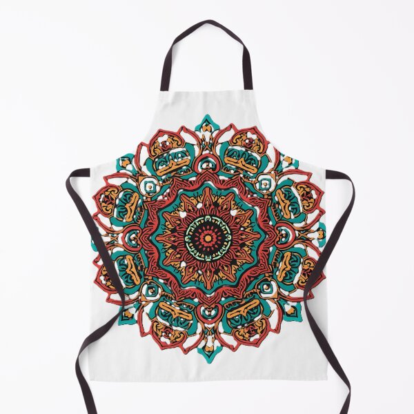 Item preview, Indian Mandala Art Sticker | Colorful Sacred Geometry Boho Design designed and sold by dreamz-world.