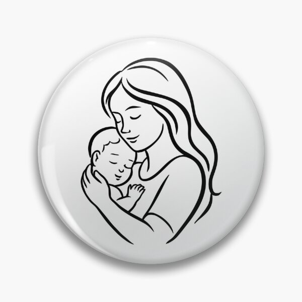 Item preview, Mother holding child – Loving Mama Design designed and sold by Pineapple-Tree.