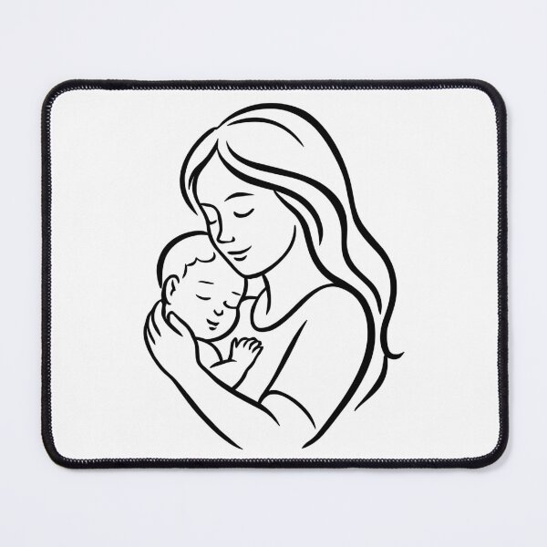 Item preview, Mother holding child – Loving Mama Design designed and sold by Pineapple-Tree.