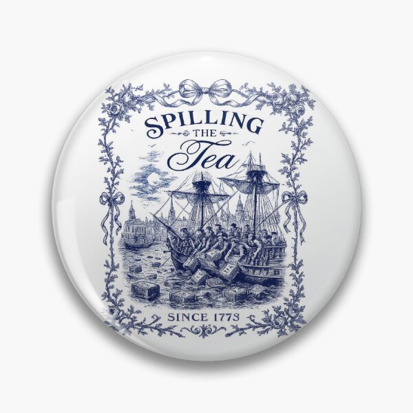 Item preview, Spilling The Tea Since 1773 Shirt | Funny Boston Tea Party Tee | Patriotic 4th of July Americana T-Shirt designed and sold by CreativeNest Prints.