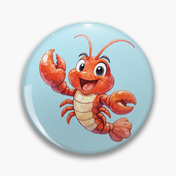 Item preview, Cute Lobster Watercolour designed and sold by inspired-works.