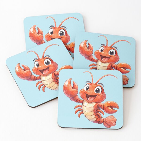 Item preview, Cute Lobster Watercolour designed and sold by inspired-works.