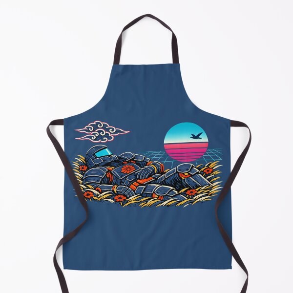 Item preview, Neon Retro Synthwave Ukiyo‑E Power Armor designed and sold by KungPowUnicorn.