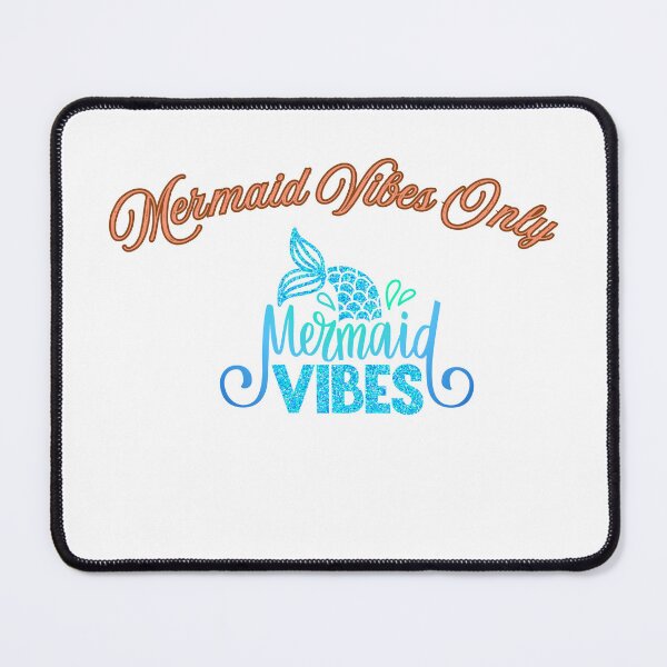 Item preview, Mermaid Vibes Only Summer Beach Quote Art designed and sold by mayacreations7.
