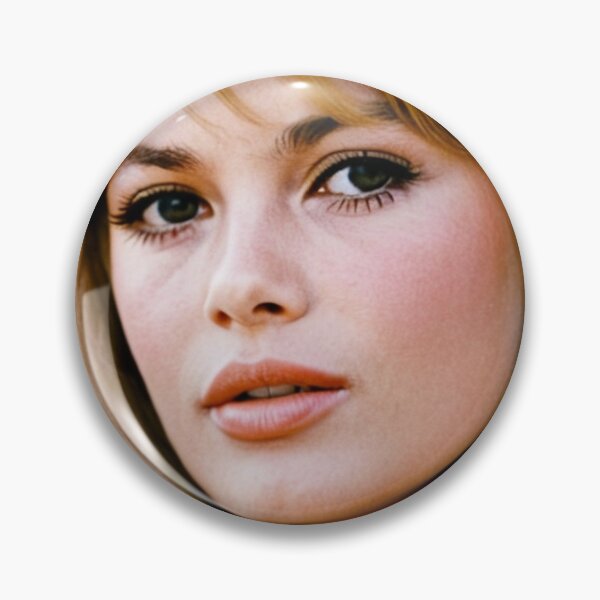Item preview, Cinema - Great French Actress, Painterly Seventies Portrait with Wispy Bangs designed and sold by Beat-It.