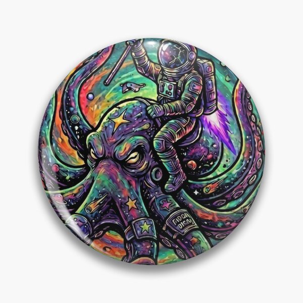 Item preview, Astro-Octopus: Ride the Cosmic Chaos designed and sold by Color Verse1.