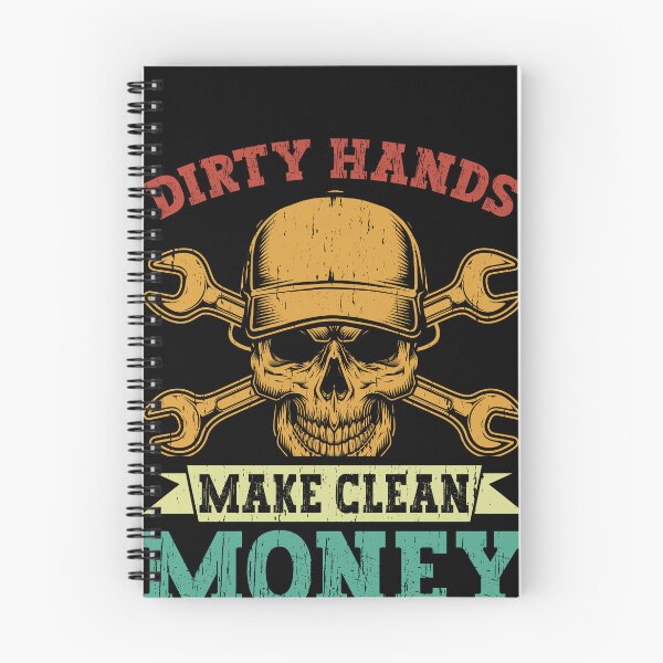 Item preview, Dirty Hands Make Clean Money Mechanic Tradesman Blue Collar Worker designed and sold by PopStars1993.