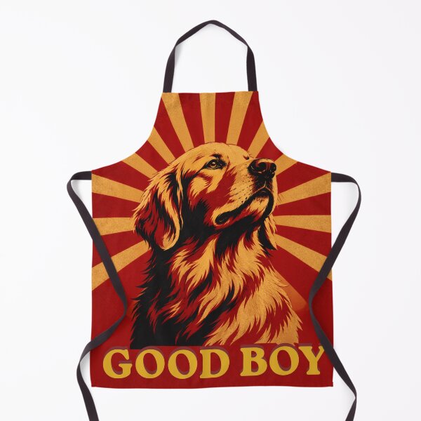 Item preview, Good Boy Golden Retriever Propaganda Poster Art | Bold Stencil Street Art Dog | Funny Dog Lover Gift designed and sold by Panom Suavichien.