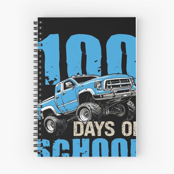Item preview, 100 Days Of School Monster Truck Student Teacher Milestone designed and sold by PopStars1993.