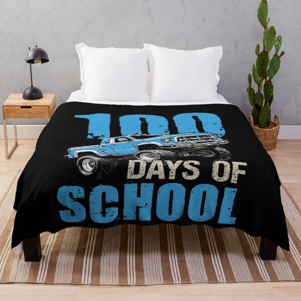 Item preview, 100 Days Of School Monster Truck Student Teacher Milestone designed and sold by PopStars1993.