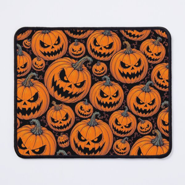 Item preview, Spooky Cartoon Halloween Pumpkins Pattern designed and sold by BeJolley.