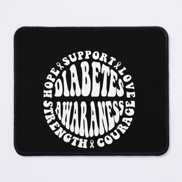 Item preview, Diabetes Awareness Hope Support Love Courage Strength Diabetic Warrior Advocate designed and sold by PopStars1993.