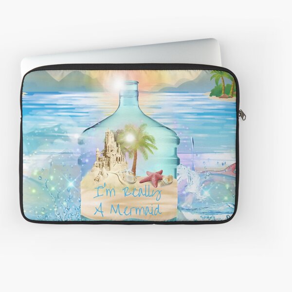 I'm Really A Mermaid Laptop Sleeve