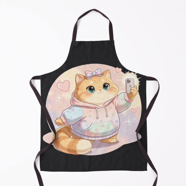 Item preview, Cute Cat Taking a Selfie designed and sold by Moody Vibes Studio.