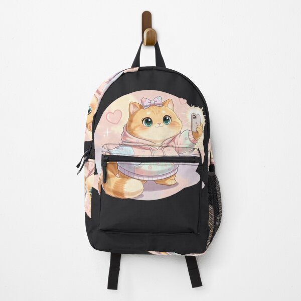 Item preview, Cute Cat Taking a Selfie designed and sold by Luna's World - Moody Vibes Studio.