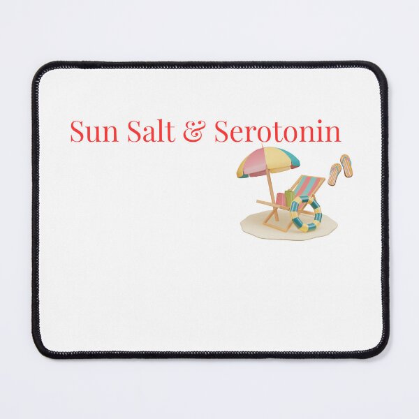Item preview, Sun Salt and Serotonin Cute Beach Typography designed and sold by mayacreations7.