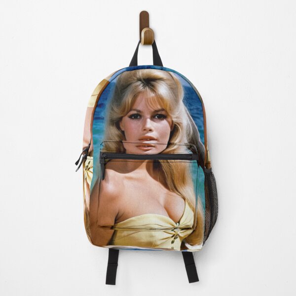 Item preview, Cinema - Great French Actress, Pin-Up Portrait in Yellow Bustier by the Sea of the 1960s designed and sold by Beat-It.