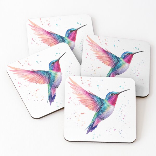 Item preview, Vibrant Watercolor Hummingbird  designed and sold by Jaideep Walia.