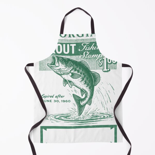 Item preview, Vintage Georgia Trout Fishing Stamp Poster designed and sold by Matinez Pink.